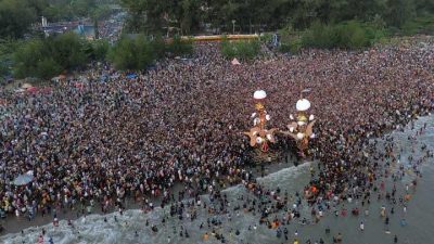 Pemkot Pariaman masih hitung jumlah kunjungan selama pelaksanaan Tabuik