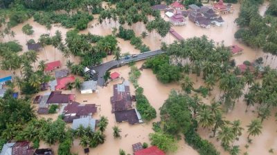 Banjir Besar Landa Padang Pariaman, Empat Sungai Meluap dan Tujuh Kecamatan Terendam